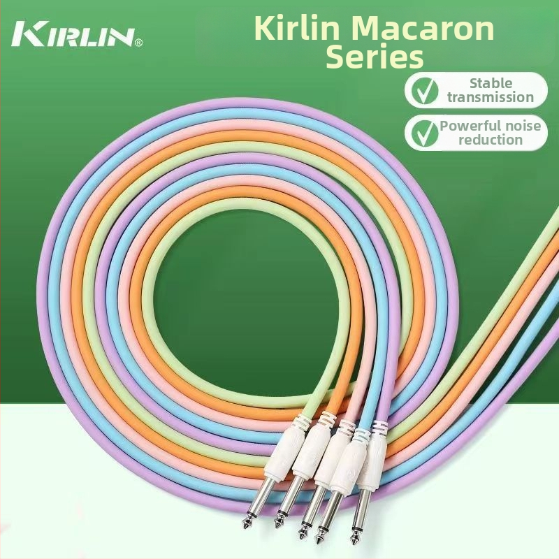 Kirlin cablu pentru chitară – cablu audio cu reducere a zgomotului pentru chitare electrice, acustice și bas
