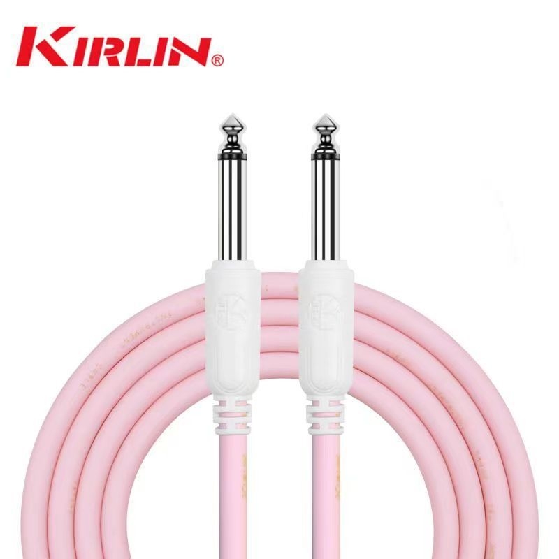 Kirlin cablu pentru chitară – cablu audio cu reducere a zgomotului pentru chitare electrice, acustice și bas