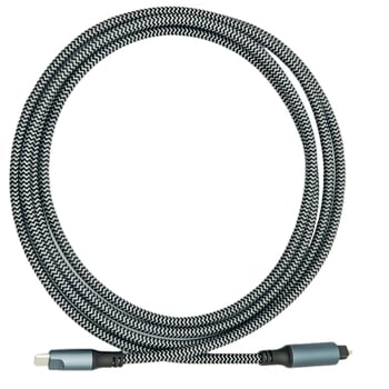 USB-C към TOSLINK оптичен цифров аудио адаптер със SPDIF изход, модел YR-TOD-01, ядро: найлон, кабел: мед