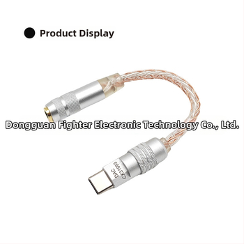 USB-C na 3,5 mm audio adaptér pre slúchadlá – Striver, 7N monokrystalické meďové jadro, TPES vodič, CE certifikát, hmotnosť 26 g