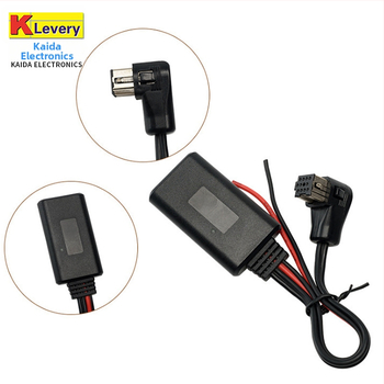 Novi auto Bluetooth Pioneer 12P četverokutni konektor s tinovanim bakrenim vodom, AUX audio kabel za reprodukciju zvuka