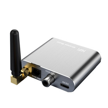 Bluetooth 5.2 αντάπτορας ήχου με διεπαφές AUX/οπτικής ίνας/κοξιακής, Plug-and-Play, εξωτερική τροφοδοσία, μοντέλο D300
