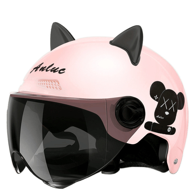 Cască pentru vehicul electric, PP polipropilenă, cască tip semi, universală, vară, călătorii (Polypropylene PP; Cască semi; Universală; Vară; TCO99)