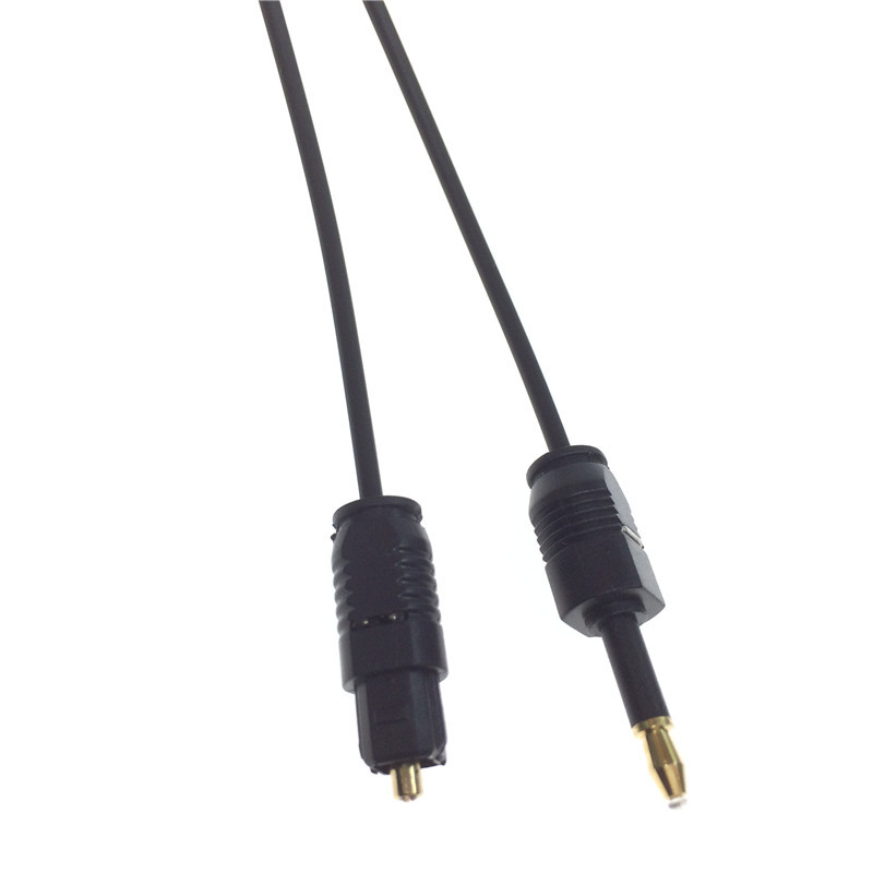 Cablu audio cu fibrǎ opticǎ Toslink, conector pătrat la conector rotund, placare cu aur, model OD2.2 Square to Round Line, pentru televizor