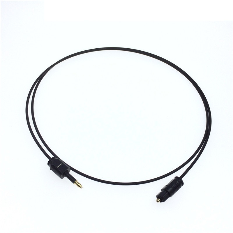 Cablu audio cu fibrǎ opticǎ Toslink, conector pătrat la conector rotund, placare cu aur, model OD2.2 Square to Round Line, pentru televizor