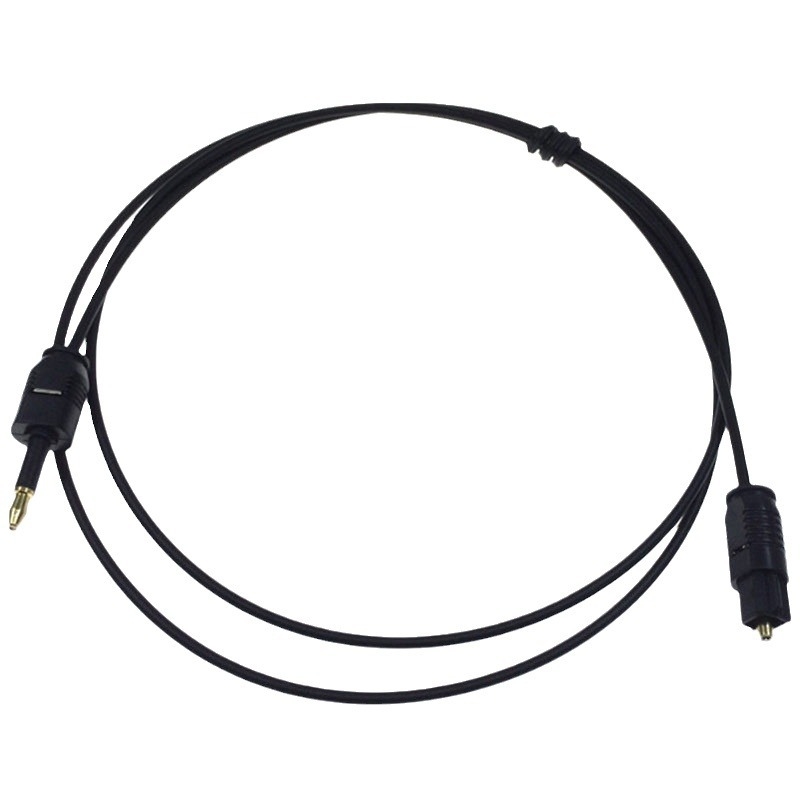 Cablu audio cu fibrǎ opticǎ Toslink, conector pătrat la conector rotund, placare cu aur, model OD2.2 Square to Round Line, pentru televizor