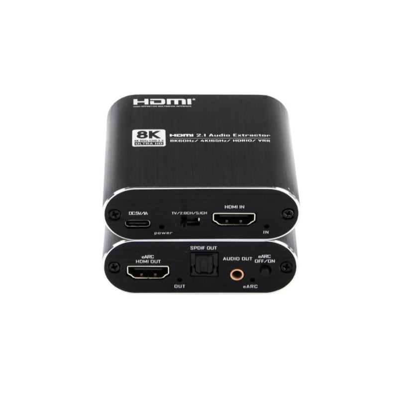 HDMI 2.1 audio razdjelnik s eARC, 8K60Hz, VRR