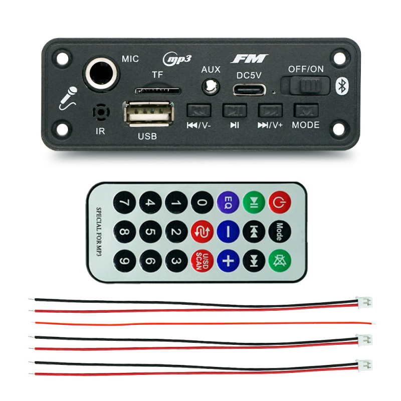 Bluetooth pojačalo ploča s MIC ulazom, izlaz 2x5W, Bluetooth MP3 audio modul.
