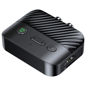Bluetooth 5.3 audio receiver adapter s digitalnim zaslonom, MP3 player putem USB/TF kartice, 3,5 mm i USB sučelja, Plug and Play, bez vanjskog napajanja, domet 10 m, 2.4 GHz
