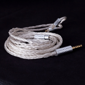 24-žilni kabel za slušalice sa srebrnim premazom MMCX 0,78 mm pin