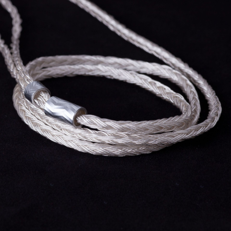 24-žilni kabel za slušalice sa srebrnim premazom MMCX 0,78 mm pin