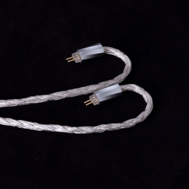 24-žilni kabel za slušalice sa srebrnim premazom MMCX 0,78 mm pin