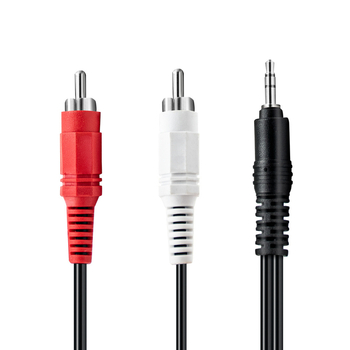 3,5 mm audio splitter kabel s bakrenim jedrom i magnetskim prstenom, izlaz 1 na 2, visoka čistoća