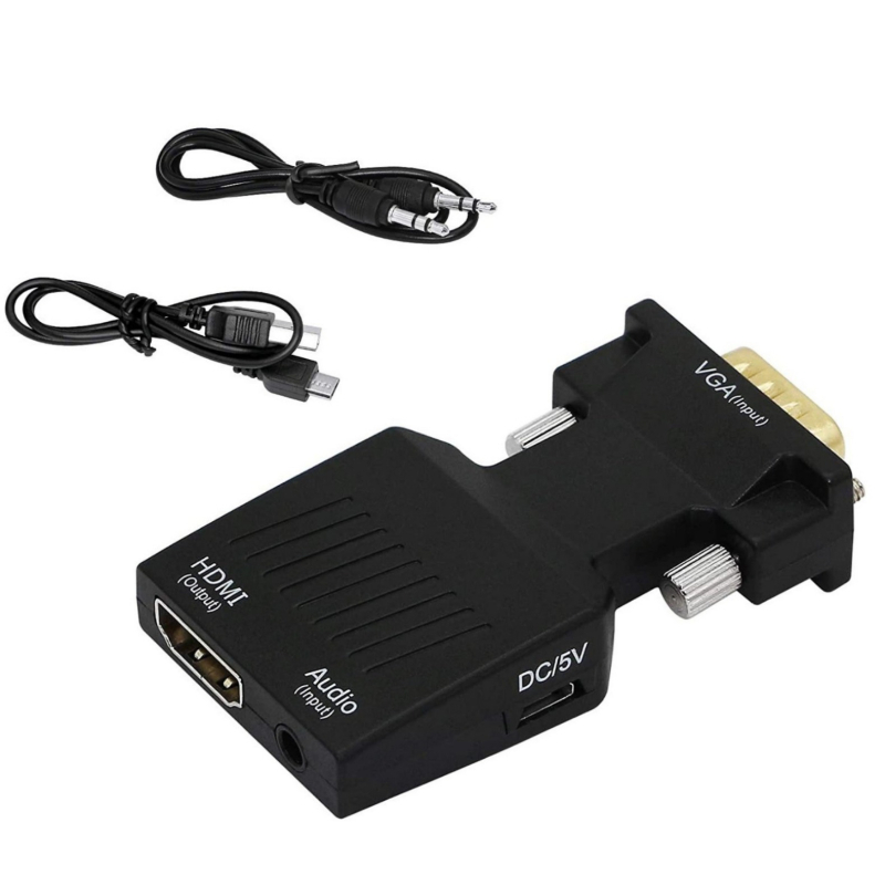 HDMI na VGA adapter s audio napajanjem, 1080p