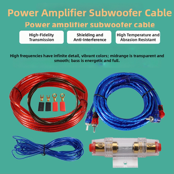 10 AWG napajajući kabel za auto audio sustav i kabel za povezivanje subwoofer pojačala