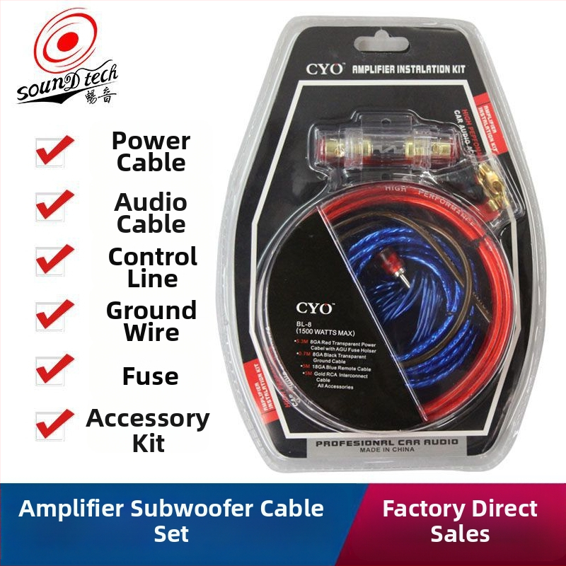10 AWG napajajući kabel za auto audio sustav i kabel za povezivanje subwoofer pojačala