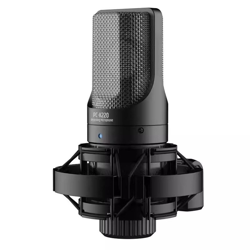 Takstar/Victory PC-K220 kondenzátorový mikrofón pre živé vysielanie a počítačové karaoke, model PC-K220, vydanie 2018