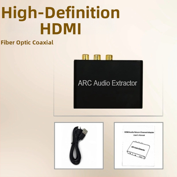 ARC7200 Audio Return Channel adaptér, optické vlákno/koaxiálny vstup, 3,5 mm výstup pre slúchadká, napájanie cez USB, podpora správy energie, diaľkové prebudenie nepodporované