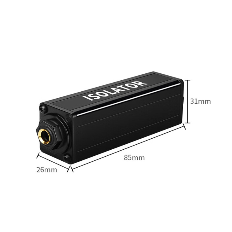 6.5-6.5 audio izolator za audio kablove – izolacija zemnog petljanja, uklanjanje buke, model 6.5-6.5