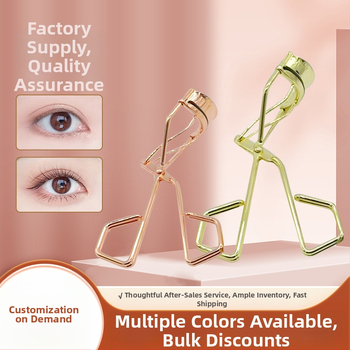 Kleštičky na riasy - segmentovaný dizajn, chrómovaná dvojitá čiara, ručné, bez stlačenia, pre umelé riasy