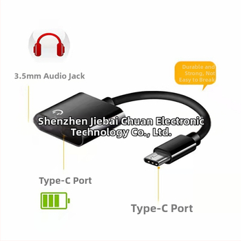 Αντάπτορας USB-C ήχου και φόρτισης 2-σε-1 με θύρα 3.5 mm, μοντέλο JBC067, μάρκα MAMH, συμβατό με Huawei/Xiaomi Android τηλέφωνα