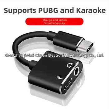 Αντάπτορας USB-C ήχου και φόρτισης 2-σε-1 με θύρα 3.5 mm, μοντέλο JBC067, μάρκα MAMH, συμβατό με Huawei/Xiaomi Android τηλέφωνα