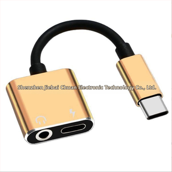 Αντάπτορας USB-C ήχου και φόρτισης 2-σε-1 με θύρα 3.5 mm, μοντέλο JBC067, μάρκα MAMH, συμβατό με Huawei/Xiaomi Android τηλέφωνα