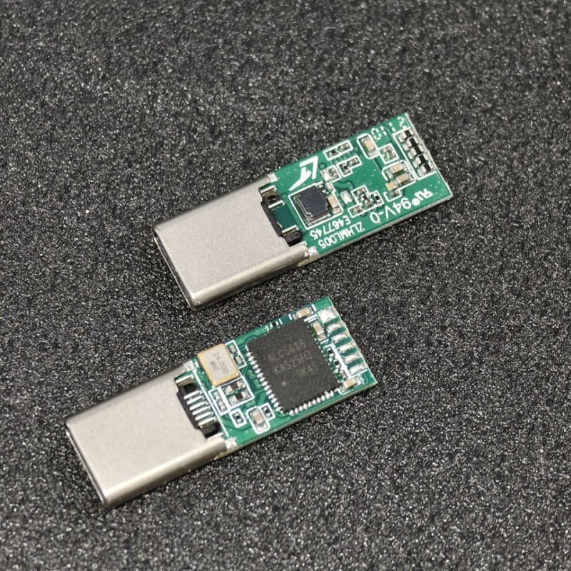 Ruiyu ALC5686 Type-C Ψηφιακός μετατροπέας ήχου με κρυσταλλικό ταλαντωτή για ακουστικά