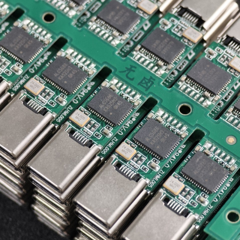 Ruiyu ALC5686 Type-C Ψηφιακός μετατροπέας ήχου με κρυσταλλικό ταλαντωτή για ακουστικά