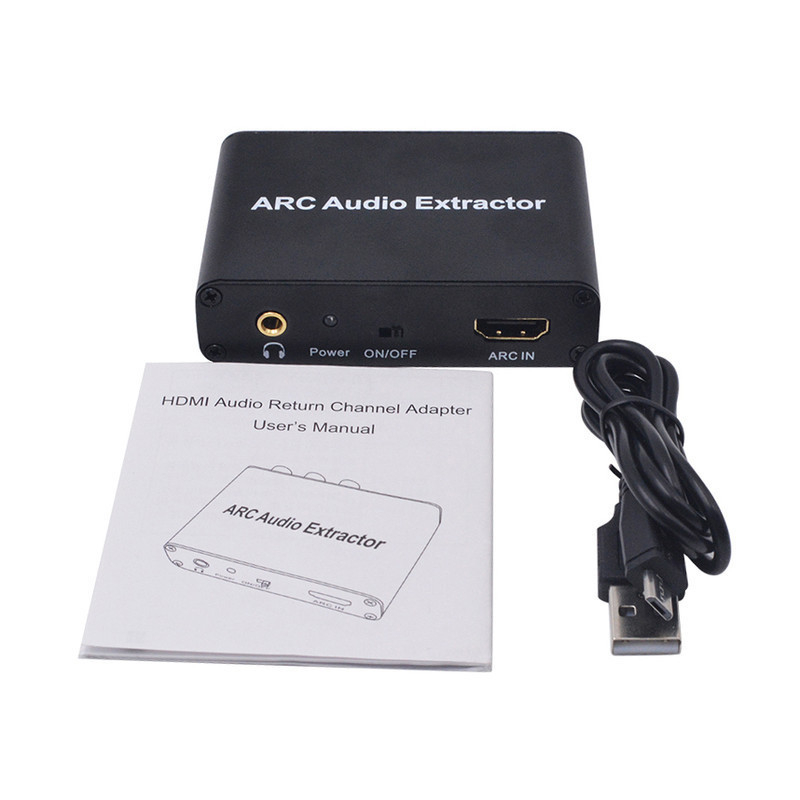 Mega-meaning AY80 ARC Audio Return Adapter s HDMI Audio Dekoderom i Konverterom za Optički/Koaksijalni Signal