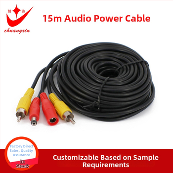 15 m AV+DC ili RCA+DC video napajni kabel za vozila