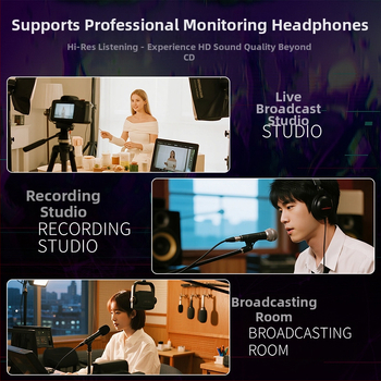 Κάρτα ήχου για ζωντανή μετάδοση, μετατροπέας 2-σε-1 στερεο, συμβατό με Apple, Huawei, Vivo, Xiaomi και Samsung κινητά (MX-108; μάρκα MX)