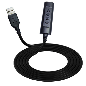 Vanjska USB zvučna kartica 3.5 mm – 2 u 1 za prijenosno računalo, slušalice i mikrofon; jezgra vodila: čista bakrena žica; vodilo: bakar bez kisika
