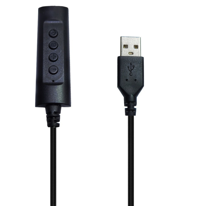 Vanjska USB zvučna kartica 3.5 mm – 2 u 1 za prijenosno računalo, slušalice i mikrofon; jezgra vodila: čista bakrena žica; vodilo: bakar bez kisika
