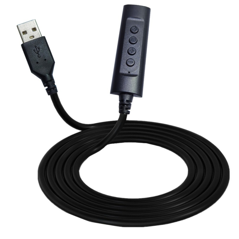 Vanjska USB zvučna kartica 3.5 mm – 2 u 1 za prijenosno računalo, slušalice i mikrofon; jezgra vodila: čista bakrena žica; vodilo: bakar bez kisika
