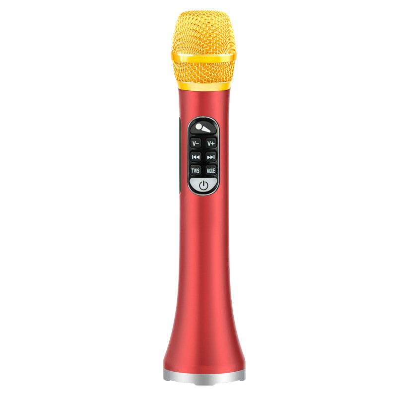 Microfon karaoke cu placă de sunet încorporată și difuzor Bluetooth, baterie 4000–6000 mAh, Bluetooth 5.3, răspuns în frecvență 100 Hz–20 kHz, putere de ieșire 40 W, pentru karaoke acasă și pe telefon