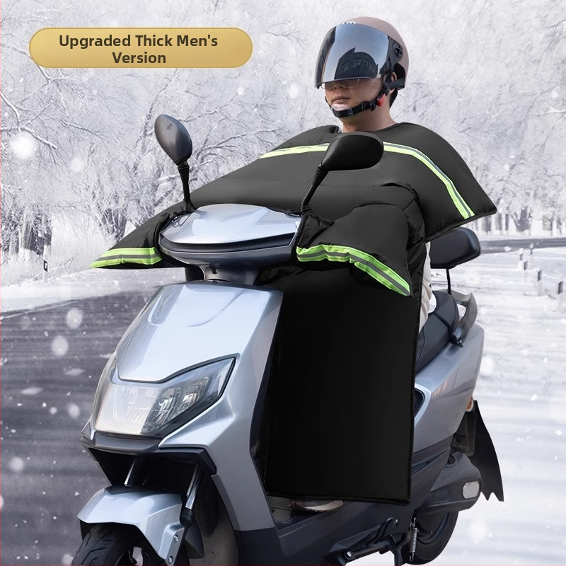 Pokrývka čelného skla pre skúter Uhr125 – odolná voči opotrebeniu, hrubá zimná flísová podšívka