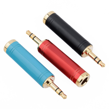 Cjelov bakreni 3,5–6,5 mm audio adapter za slušalice, mikrofon i zvučnik, kabel za gitaru i pojačalo