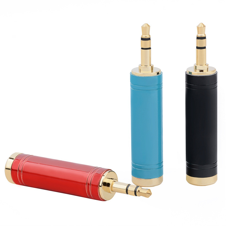 Cjelov bakreni 3,5–6,5 mm audio adapter za slušalice, mikrofon i zvučnik, kabel za gitaru i pojačalo