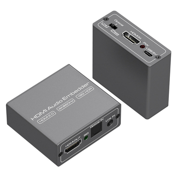 HDMI 2.0 audio embedder, HDMI audio sintetizator, pretvarač DVI + 3,5 mm na HDMI, 4K