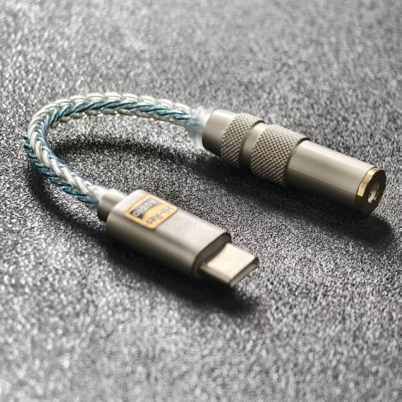 Αντάπτορας Type-C σε 3,5 mm για ακουστικά με αποκωδικοποιητή ήχου και ενισχυτή - AK-12, καθολικός