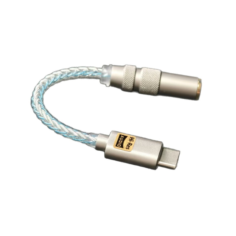 Αντάπτορας Type-C σε 3,5 mm για ακουστικά με αποκωδικοποιητή ήχου και ενισχυτή - AK-12, καθολικός