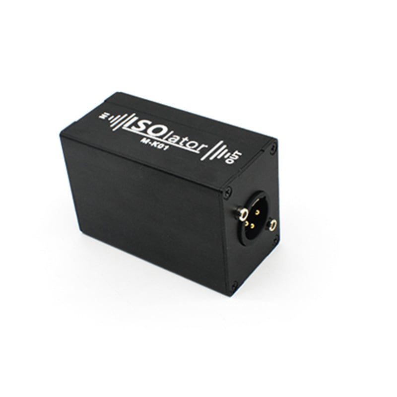 XLR audio izolator K01 — 1-kanalni filter za smanjenje šuma, adapter za XLR opremu, pasivan, podržava daljinsko buđenje (2024)