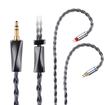 Audio kabel 4.4 mm balansirani, 0.78 mm 2-pin priključak, Litz koaksijalni, vodiči od srebra