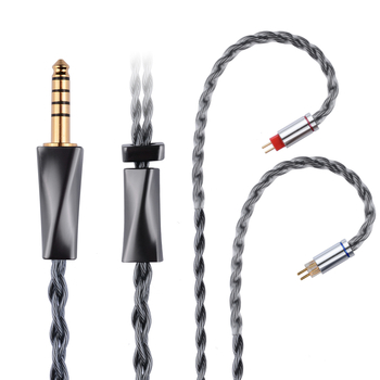 Audio kabel 4.4 mm balansirani, 0.78 mm 2-pin priključak, Litz koaksijalni, vodiči od srebra
