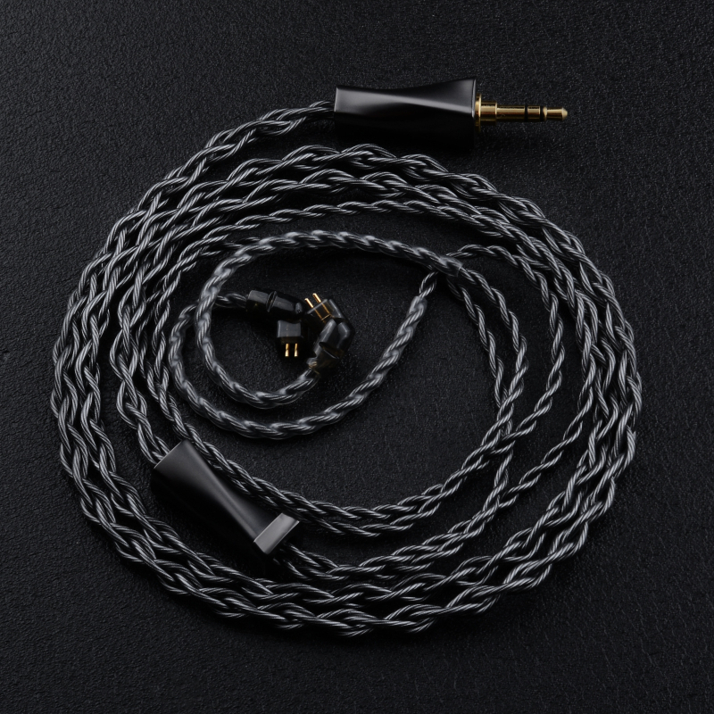 Audio kabel 4.4 mm balansirani, 0.78 mm 2-pin priključak, Litz koaksijalni, vodiči od srebra
