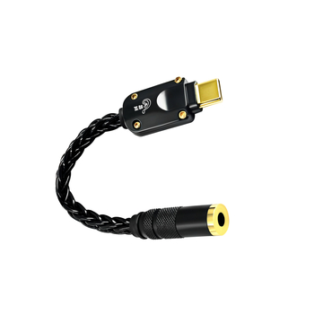 Audio linijski adapter s CS43198 dekodirajućim čipom, srebrno-plastični završetak, jezgra od bakrene žice s premazom srebra, vodič od bakra bez kisika, težina 3,8 g