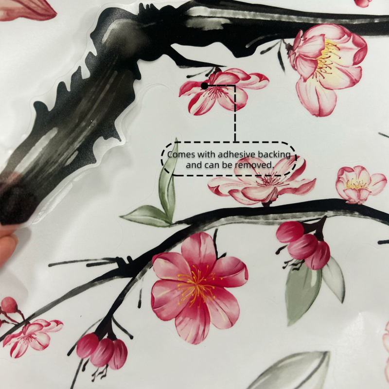 Διακοσμητικά αυτοκόλλητα τοίχου - σετ 3 τεμαχίων από PVC, μοντέρνο μινιμαλιστικό επίπεδο σχέδιο, κατάλληλο για σαλόνι, υπνοδωμάτιο, γραφείο