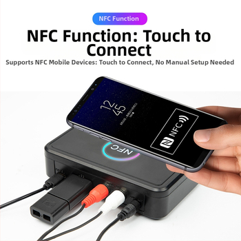 DLS D10 Bluetooth audio prijímač s rozhraním 3,5 mm AUX, RCA a USB, Plug-and-Play, externé napájanie, Bluetooth 5.0, dosah 10 m