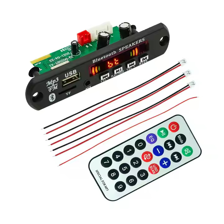Bluetooth audio dekoder za auto pojačalo, MP3 dekoder modul, visokokvalitetan zvuk, 2x40W izlaz